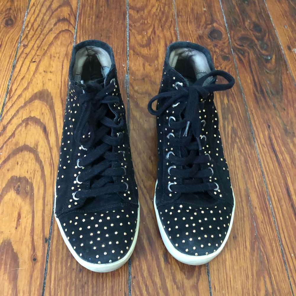 Suede sneakers
